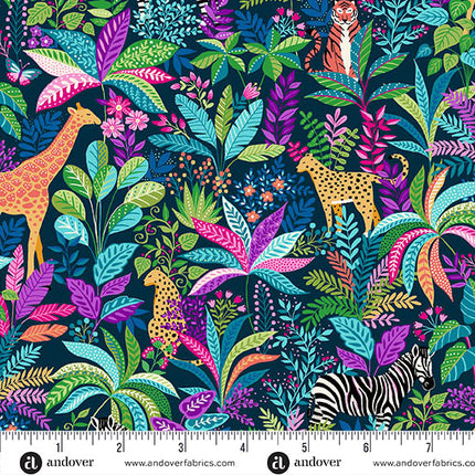 Makower | Tropica | Vie Sauvage | Bleu