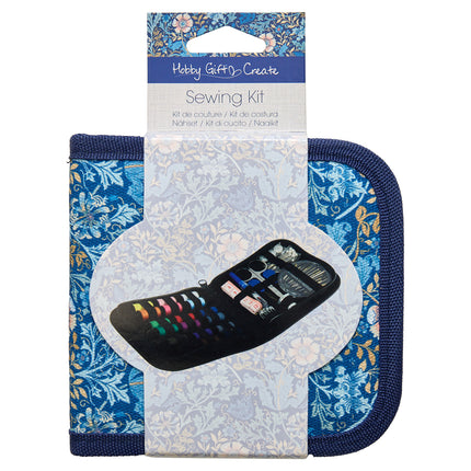 Cadeau de loisirs | Kit de couture | Motif floral William Morris (gravure sur bois)