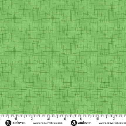 Makower | Retro Stitch | Vert Kelly