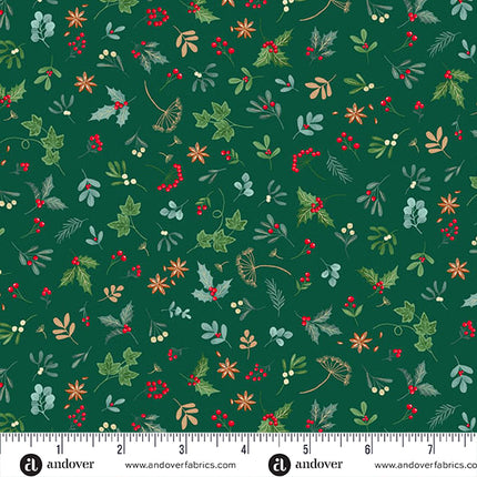Makower Good Tidings | Brindille | Vert