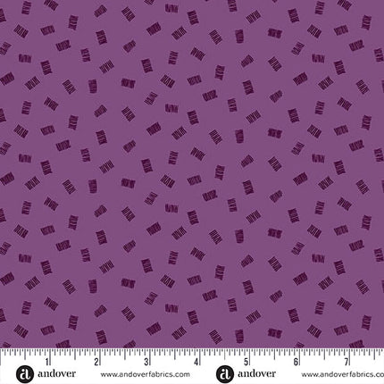 Nancy Rink | Moody Hues | Chunks | Red Violet