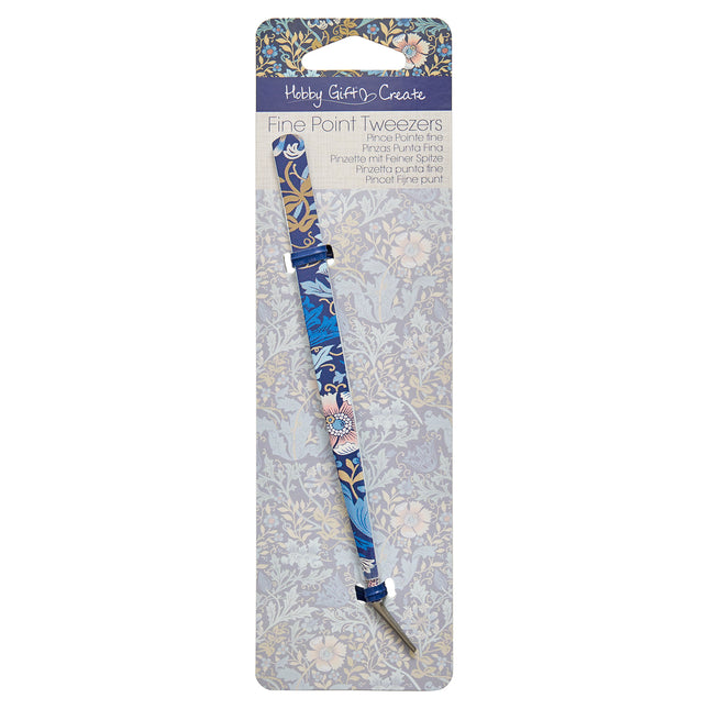 Hobby Gift | Tweezers | William Morris Woodblock Floral