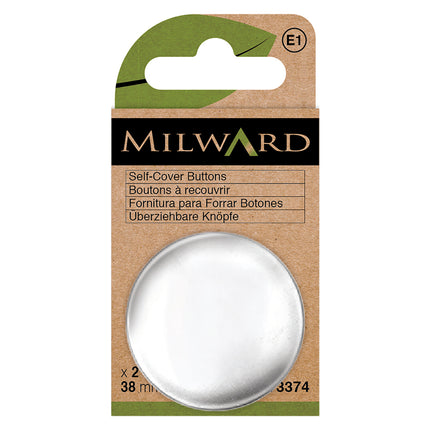 Boutons à recouvrir Milward en métal | 38mm
