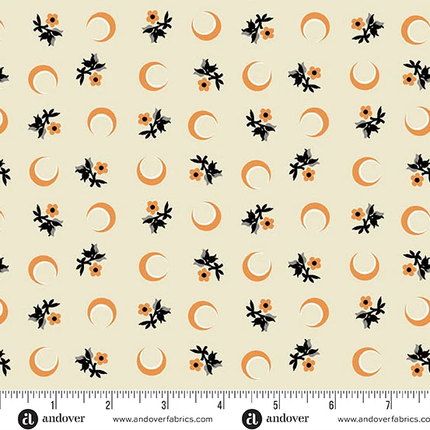 Makower | Nightfall | Flower Moon | Cream