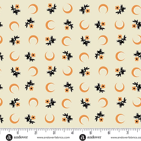 Makower | Nightfall | Flower Moon | Cream