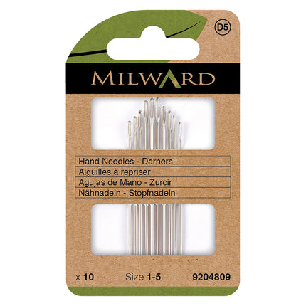 Aiguilles à coudre à la main Milward | à repriser | Taille 1 - 5
