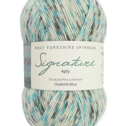 West Yorkshire Spinners | Signature 4ply | Bleu de Craie 1242