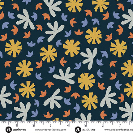 Makower | Conway Cottage | Prairie | Bleu marine