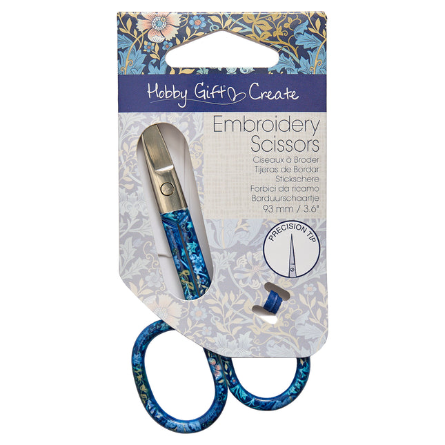 Hobby Gift | Embroidery Scissors | William Morris Woodblock Floral