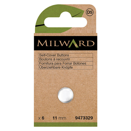 Boutons à recouvrir Milward en métal | 11 mm