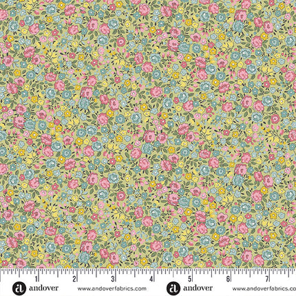 Makower | Petite Fleur | Rose | Vert