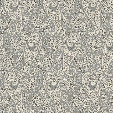 Makower | Nightfall | Paisley | Grey