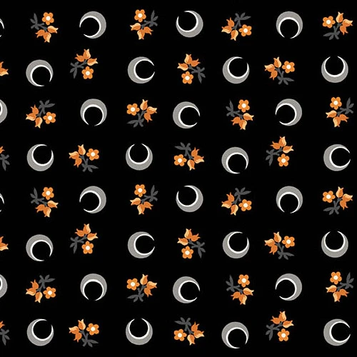 Makower | Nightfall | Flower Moon | Black