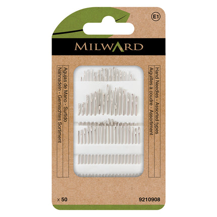 Aiguilles à coudre à la main Milward | Assortiment ménager géant