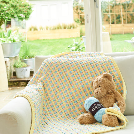 10247 Baby Blanket | Knitted Pattern | Chunky