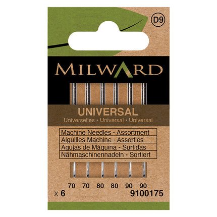 Milward Sewing Machine Needles | Regular Assorted