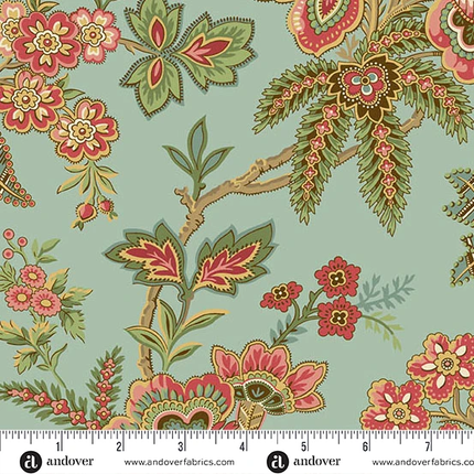 Edyta Sitar | Jingle Bell | Ornamental Garden | Vintage Blue