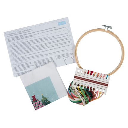 Trimits | Kit de broderie | Chalet de Noël