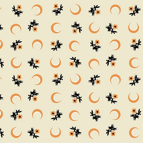 Makower | Nightfall | Flower Moon | Cream