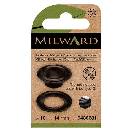 Œillet(s) noir(s) Milward Oxy | 14 mm