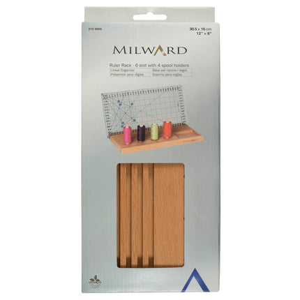 Milward Ruler and Template Storage Rack with Storage