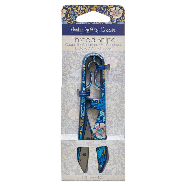 Hobby Gift | Thread Snips | William Morris Woodblock Floral