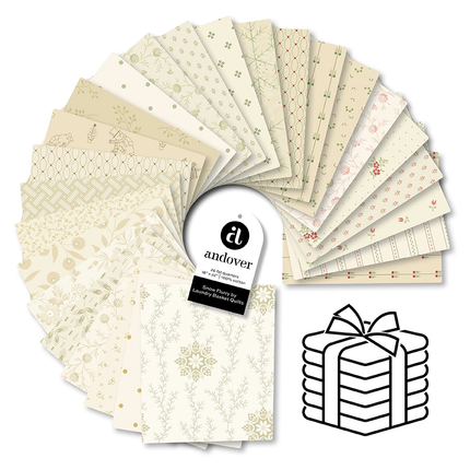 Edyta Sitar | Snow Flurry | Fat Quarter Bundle (26)