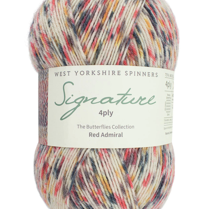 West Yorkshire Spinners | Signature 4 fils | Rouge Amiral 1241