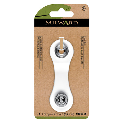 Jeu d'outils à œillets Milward E | 8,7 mm