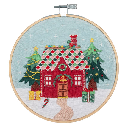 Trimits | Kit de broderie | Chalet de Noël
