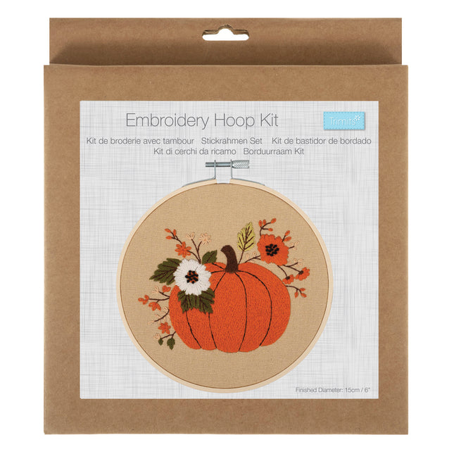 Trimits | Embroidery Kit | Pumpkin