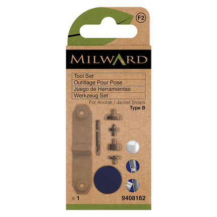 Milward Boutons-pression pour Anorak | Jeu d'outils