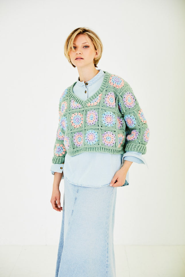 Stylecraft | Aran | Crochet Pattern 10172 | Crochet Sweater & Cardigan