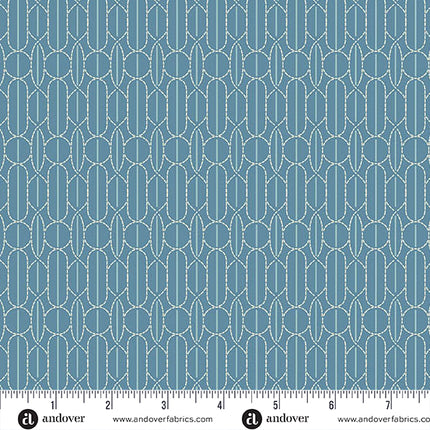 Edyta Sitar | Sewing Bird | Pin Tuck | Indigo foncé