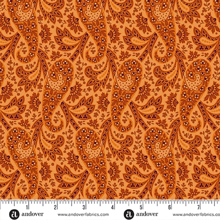 Makower | Nightfall | Paisley | Orange