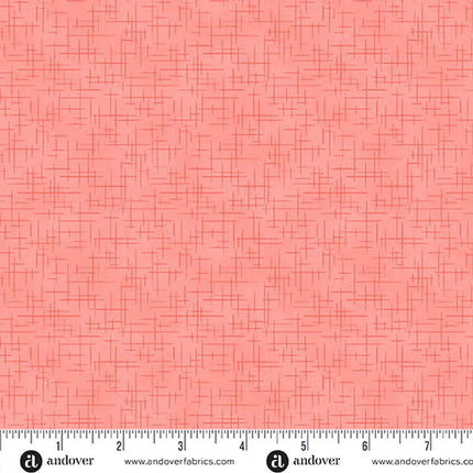 Makower | Retro Stitch | Rose