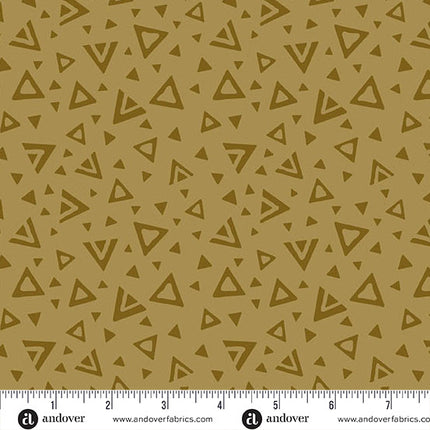 Nancy Rink | Moody Hues | Triangles | Gold