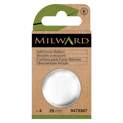 Boutons à recouvrir Milward en métal | 29 mm