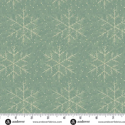 Edyta Sitar | Jingle Bell | Snowfall | Vintage Blue