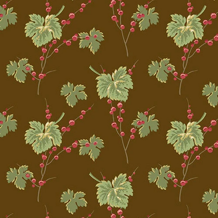 Edyta Sitar | Jingle Bell | Leaves & Berries | Dark Chocolate