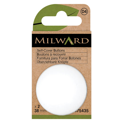 Boutons à recouvrir Milward en nylon | 38 mm