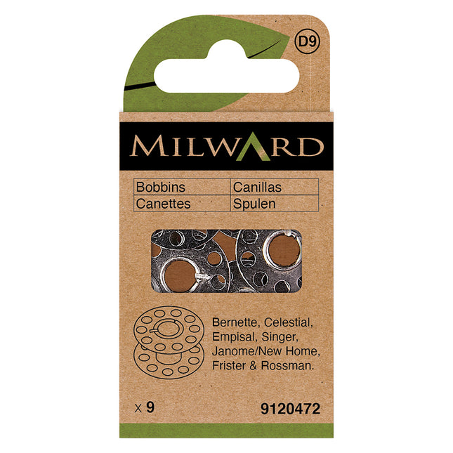 Milward Metal Bobbins | Class 15K Jumbo Pack