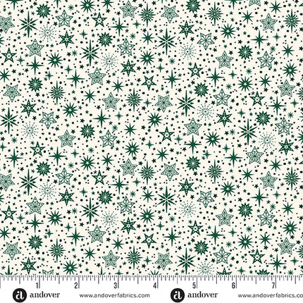Makower Scandi 25 | Étoile | Vert