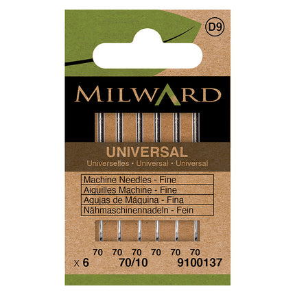 Aiguilles pour machines à coudre Milward | Fines 70/10