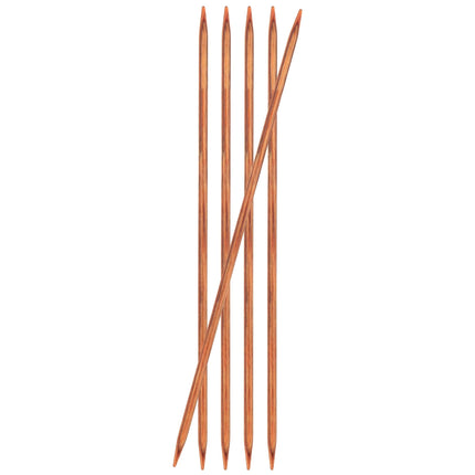 Knit Pro - Double Pointed Knitting Needles - 20cm DPN's - Ginger - 5.5mm - KP31030