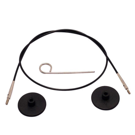 Knit Pro Interchangeable Needle Cable - Black - 120cm - KP10524