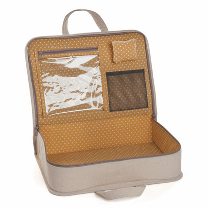 Large Project Case | Hobby Gift | Appliqué Linen Bee - HGPCL\347