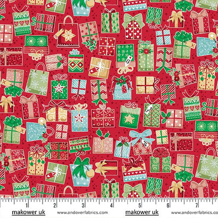 Makower | Christmas Wishes | Christmas Gifts | Red - MU - 034 - R