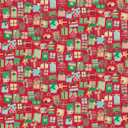 Makower | Christmas Wishes | Christmas Gifts | Red - MU - 034 - R