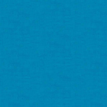 Makower Fabric | Linen Texture | Peacock T4 - 1473 T4